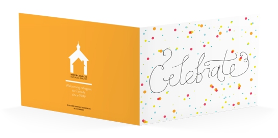 celebrate card by interchurch refugee group by laura weatherston